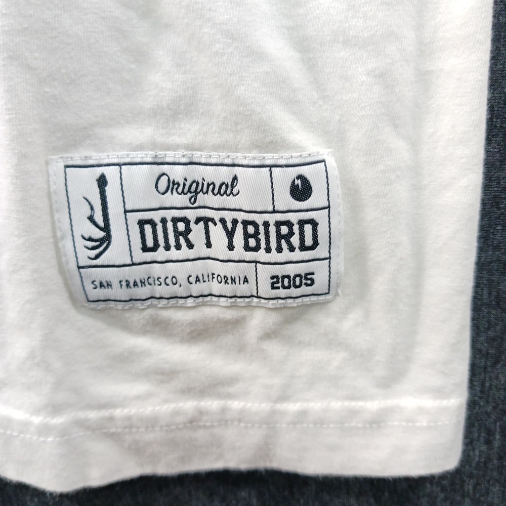 Dirtybird Records Players DBP Graphic Tee White XL San Francisco DJ Label Shirt - Picture 3 of 9
